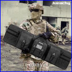 Tactical Double Long Gun Bag Case Backpack withPistol Handgun Case, Lockable Zipper Tactical Double Long Gun Bag Case Backpack withPistol Handgun Case, Lockable Zipper