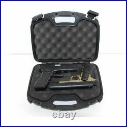 Tactical Gun Hard Case Double Pistol Storage Box Padded Carry Hunting Military