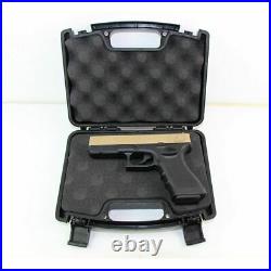 Tactical Gun Hard Case Pistol Handgun Storage Box Padded Carry Hunting Military