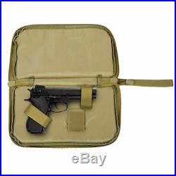 Tactical Hand Gun Bag Portable Gun Carry Holster Storage Case for smaller Pistol
