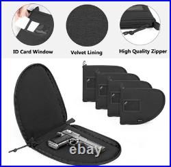 Tactical Pistol Range Bag with 4 Padded Cases for Secure Transport