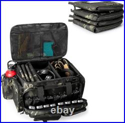 Tactical Pistol Range Bag with 4 Pistol Cases, Padded Gun Duffle Range Bag with