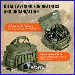 Tactical Range Backpack for 6/2/4/3 Pistols Gun Backpack Green/Brown/Black