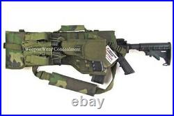 Tactical Rifle Case Scabbard Holster and Magazine Pouch Included Woodland Camo