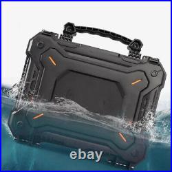 Tactical Safety Pistol Case Foam Padded Airsoft Military Waterproof Storage Box