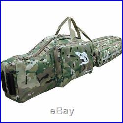 Tactical Shooting Hunting Bag Hand Carry Case 1.2m Rifle Gun Backpack Multicam