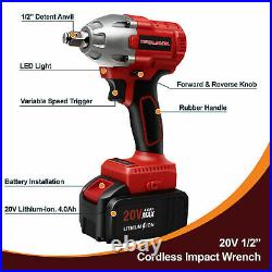 Toolman Impact Wrench kit 21V with Drill Set for Heavy Duty 2 Batteries