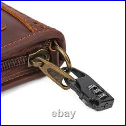 Tourbon Leather Revolver Case Soft Padded Handgun Storage Bag Pistol Hold Pouch