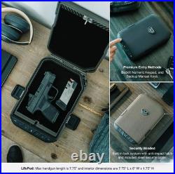 Travel Ready Handgun Case Waterproof, Lightweight with Lock & Security Cable