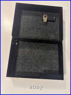 Travelmate Vintage Handgun Safe with Cushioned Interior Lockable Gun Storage