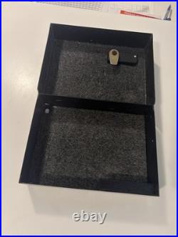 Travelmate Vintage Handgun Safe with Cushioned Interior Lockable Gun Storage