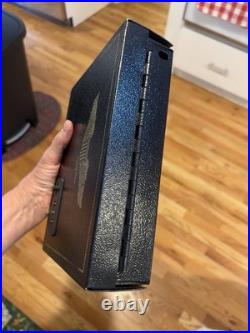 Travelmate Vintage Handgun Safe with Cushioned Interior Lockable Gun Storage