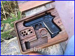 Turkish Walnut Wood Walther PPK Presentation Case. Handmade