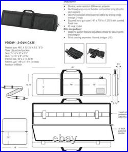 US PeaceKeeper P30049 48-Inch 3-Gun Case (Medium, Black)