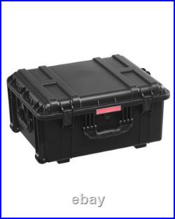 Uimoso 3.5Cu. Ft Weatherproof Hard Case Rolling Wheels & Retractable Handle Black Uimoso 3.5Cu. Ft Weatherproof Hard Case Rolling Wheels & Retractable Handle Black