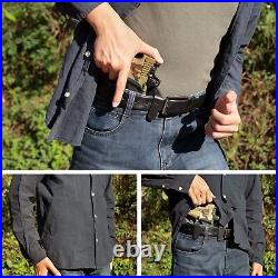 Universal Gun Holster With Red Dots Inside Waistband Case Right Hand Nylon Kydex