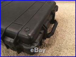 Used Black Pelican 1700 Case with Foam Rifle Gun Case, Bow, DJ