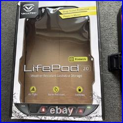 VAULTEK LifePod 20 Full-Size Biometric Lockable Weatherproof Case with Black