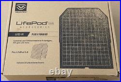 VAULTEK LifePod 2.0 Full Size Portable Storage Safe GRAY + Pluck Foam Kit NEW