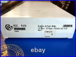 VERY NICE COLT P1670 FACTORY PRESENTATION BOX SINGLE ACTION ARMY. 357 With MANUAL VERY NICE COLT P1670 FACTORY PRESENTATION BOX SINGLE ACTION ARMY. 357 With MANUAL