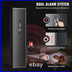 VEVOR Gun Safe Rifle Safe with Built-in Storage Locker 5 Rifles Storage Cabinet VEVOR Gun Safe Rifle Safe with Built-in Storage Locker 5 Rifles Storage Cabinet