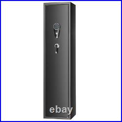VEVOR Gun Safe Rifle Safe with Built-in Storage Locker 5 Rifles Storage Cabinet VEVOR Gun Safe Rifle Safe with Built-in Storage Locker 5 Rifles Storage Cabinet