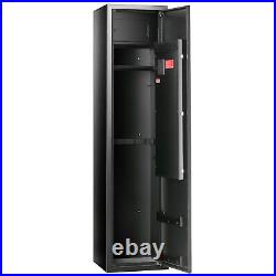 VEVOR Gun Safe Rifle Safe with Built-in Storage Locker 5 Rifles Storage Cabinet VEVOR Gun Safe Rifle Safe with Built-in Storage Locker 5 Rifles Storage Cabinet