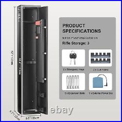 VEVOR Gun Safe Rifle Safe with Digital Keypad & Lock for 3 Rifles and 4 Pistols