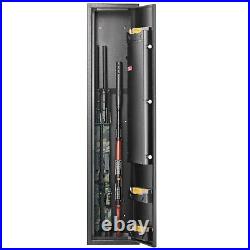 VEVOR Gun Safe Rifle Safe with Fingerprint Lock for 5 Rifles and 4 Pistols