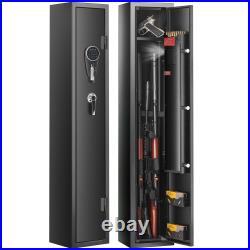 VEVOR Gun Safe Rifle Safe with Fingerprint/Smart Password Lock for 3/5/6 Rifles VEVOR Gun Safe Rifle Safe with Fingerprint/Smart Password Lock for 3/5/6 Rifles