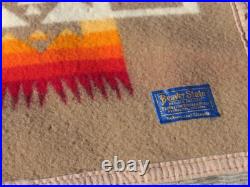 VINTAGE HAND TOOLED LEATHER PISTOL GUN CASE HORSE HEAD FLEECE LINED ZIPS 14 x 7