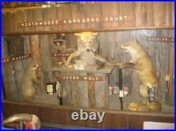 VINTAGE HAND TOOLED LEATHER PISTOL GUN CASE HORSE HEAD FLEECE LINED ZIPS 14 x 7