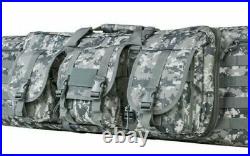 VISM Double Carbine Case 42 Tactical Dual Rifle Range Bag Shooting Hunting ACU