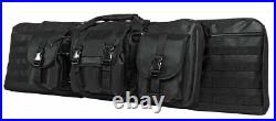 VISM Double Carbine Case 42 Tactical Dual Rifle Range Bag Shooting Hunting BLK VISM Double Carbine Case 42 Tactical Dual Rifle Range Bag Shooting Hunting BLK