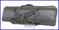 VISM Double Carbine Case 42 Tactical Dual Rifle Range Bag Shooting Hunting BLK VISM Double Carbine Case 42 Tactical Dual Rifle Range Bag Shooting Hunting BLK