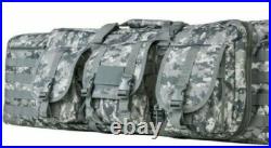 VISM Double Carbine Case 46 Dual Rifle Range Bag Shooting Hunting Tactical ACU
