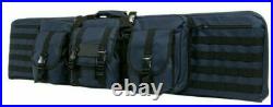 VISM Double Carbine Case 46 Dual Rifle Range Bag Shooting Hunting Tactical BLUE