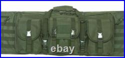 VISM Double Carbine Case 52 Dual Rifle Range Bag Shooting Hunting Tactical ODG