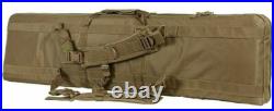 VISM Double Carbine Case 52 Dual Rifle Range Bag Shooting Hunting Tactical TAN