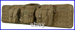 VISM Double Carbine Case 55 Tactical Dual Rifle Range Bag Shooting Hunting TAN VISM Double Carbine Case 55 Tactical Dual Rifle Range Bag Shooting Hunting TAN