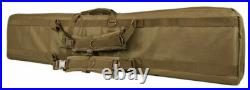 VISM Double Carbine Case 55 Tactical Dual Rifle Range Bag Shooting Hunting TAN VISM Double Carbine Case 55 Tactical Dual Rifle Range Bag Shooting Hunting TAN