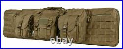 VISM Double Carbine Case 55 Tactical Dual Rifle Range Bag Shooting Hunting TAN VISM Double Carbine Case 55 Tactical Dual Rifle Range Bag Shooting Hunting TAN