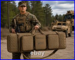 VOODOO The Beast Double Sided Deluxe 42 Padded TWO RIFLE Weapons Case