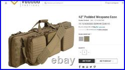 VOODOO The Beast Double Sided Deluxe 42 Padded TWO RIFLE Weapons Case