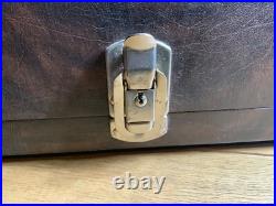 VTG Brown Pachmayr Gun Works Super Deluxe Case, No Key, Adjustable Look-Grip Tray