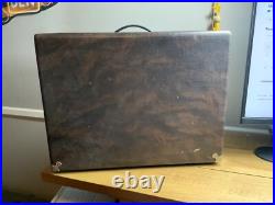 VTG Brown Pachmayr Gun Works Super Deluxe Case, No Key, Adjustable Look-Grip Tray