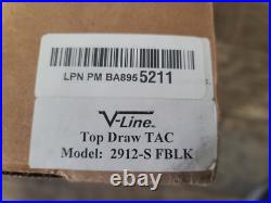V-line 2912-S FBLK XD Pistol Case, Top Draw, Flat Black, Security Lock