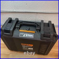 Vault By Pelican Pistol/Ammo Case, Black, Custom, V300, WithFoam