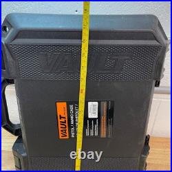 Vault By Pelican Pistol/Ammo Case, Black, Custom, V300, WithFoam