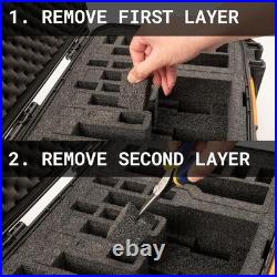 Vault Custom Foam Pistol Case Rugged Protection Vault Custom Foam Pistol Case Rugged Protection